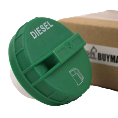 Green Fuel Fill Cap (Top) for Bobcat, fits models 753, 320, 322, 325, 328, 329, 331, 334, 335, 337, 341, 425, 428, T2250, T2556, part number 6661114