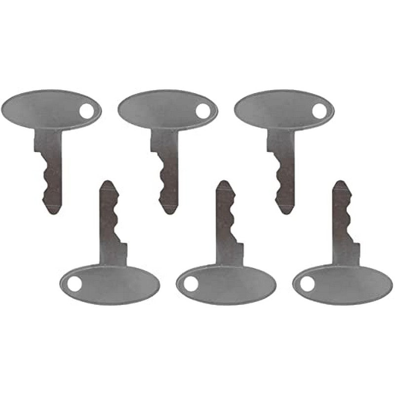 6 Ignition Keys For Ford New Holland Tractor - Fits 1210 1320 1520 1530 1570 1620 1630