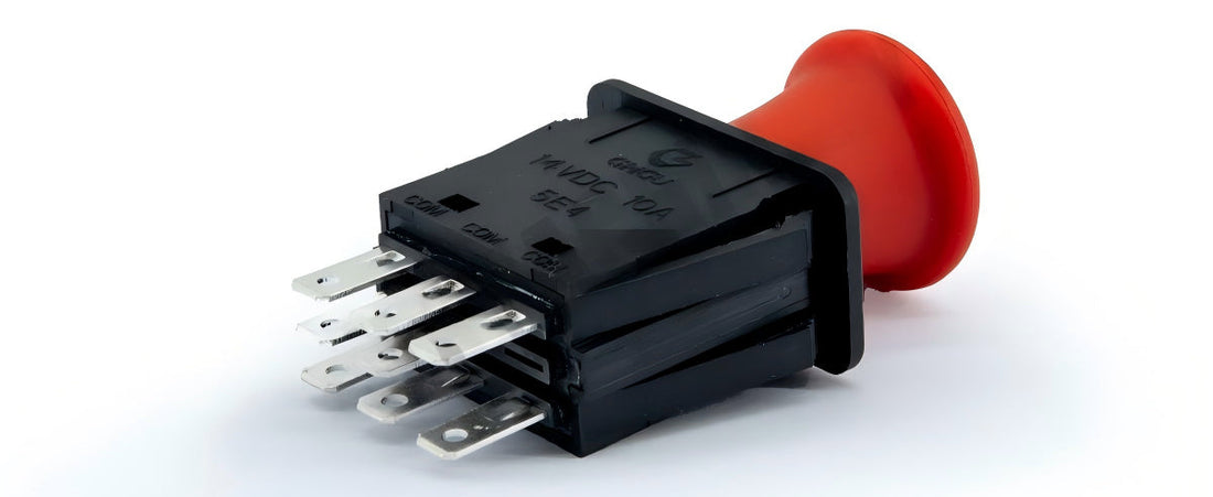 8 Terminals Delta PTO Switch 6204-322 5221816: The Perfect Replacement for Dixie Chopper Delta Series Lawn Mowers