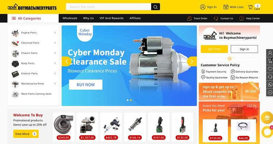 buymachineryparts new website