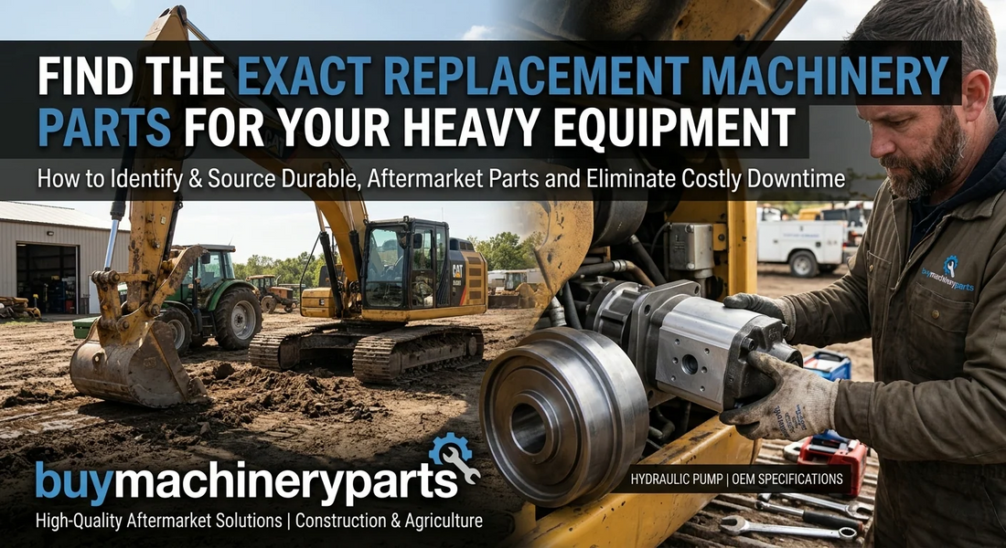 How to Find the Exact Replacement Machinery Parts for Your Heavy Equipment