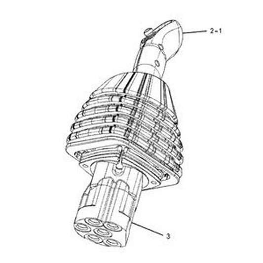 For Caterpillar Excavator Joystick Control Assembly 389-8783 / 467-3071 – Solve Hydraulic & Operation Issues Effectively