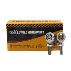 1/2" Bore X 1/2"-20 Shank Right&Left Thread，Chromoly Heim Joints Panhard Rod End Kit, for Steering,Suspension, Traction Bars, Thread Steering Joints with Jam Nuts (1Set)