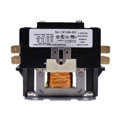 24V 30A 1.5-Pole Contactor SA-1.5P-30A-24V Air Conditioner