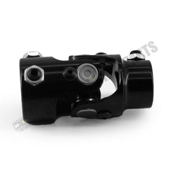 1" DD X 3/4-30 Spline Black Steering Universal Joint Single U Joint Shaft,Total Length: 83mm (3-1/4")