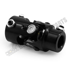 1" DD X 3/4-30 Spline Black Steering Universal Joint Single U Joint Shaft,Total Length: 83mm (3-1/4")