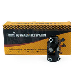 1" DD X 3/4-30 Spline Black Steering Universal Joint Single U Joint Shaft,Total Length: 83mm (3-1/4")