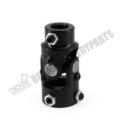 1" DD X 3/4-30 Spline Black Steering Universal Joint Single U Joint Shaft,Total Length: 83mm (3-1/4")