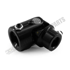 1" DD X 3/4-30 Spline Black Steering Universal Joint Single U Joint Shaft,Total Length: 83mm (3-1/4")
