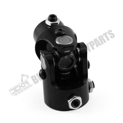 1" DD X 3/4-30 Spline Black Steering Universal Joint Single U Joint Shaft,Total Length: 83mm (3-1/4")