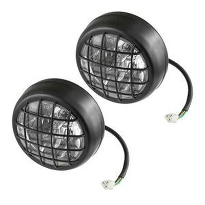 Complete Headlight Pair 4KB-84169-00-00 for Yamaha YFM350X Warrior 2002-2004