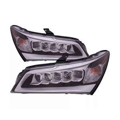 LED Headlight Pair 33150-TZ5-A01 33100-TZ5-A01 for Acura MDX 2014-2016