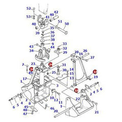 Buje de cilindro 07144-10505 para excavadoras Komatsu PC100-3 PC200-6