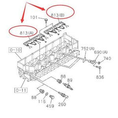 Fuel Injector Wiring Harness Set 8-98177447-0 8-98177448-0 for Isuzu 6HK1 Hitachi Excavator