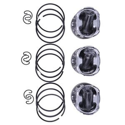STD Piston Kit with Ring for Kubota D782 Engine