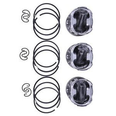 Kit de pistones STD con aros para motor Kubota D782