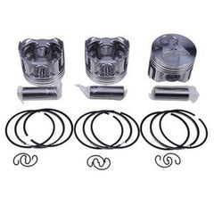 Kit de pistones STD con aros para motor Kubota D782