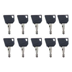 10 Pcs Ignition Keys 14607 for JCB, Bobcat, Caterpillar & More