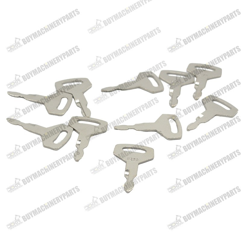 10 PCS Keys K250 2420WL2420 for Kobelco Kawasaki Case Excavator Wheel Loaders - Buymachineryparts