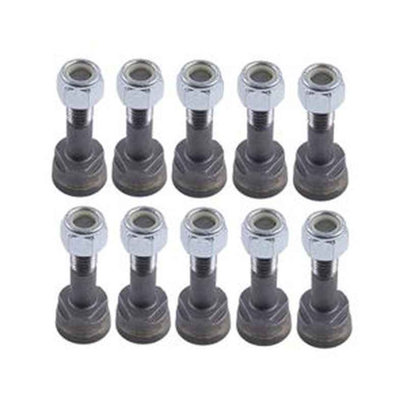 10-Piece Stump Grinder Teeth 1100 Series for Vermeer Yellow Jacket