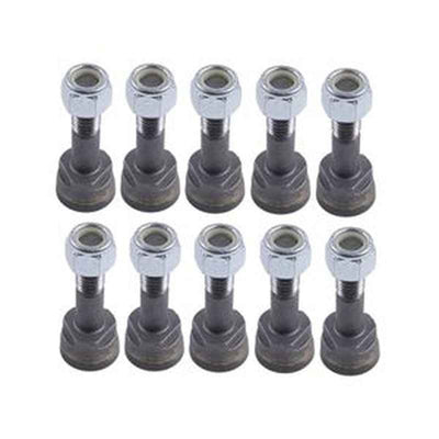 10-Piece Stump Grinder Teeth 1100 Series for Vermeer Yellow Jacket