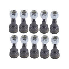 10-Piece Stump Grinder Teeth 1100 Series for Vermeer Yellow Jacket