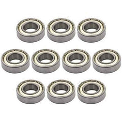 10-Piece Premium Metal Shield Ball Bearing for Fan Motor - SKF 6002-ZZ C3