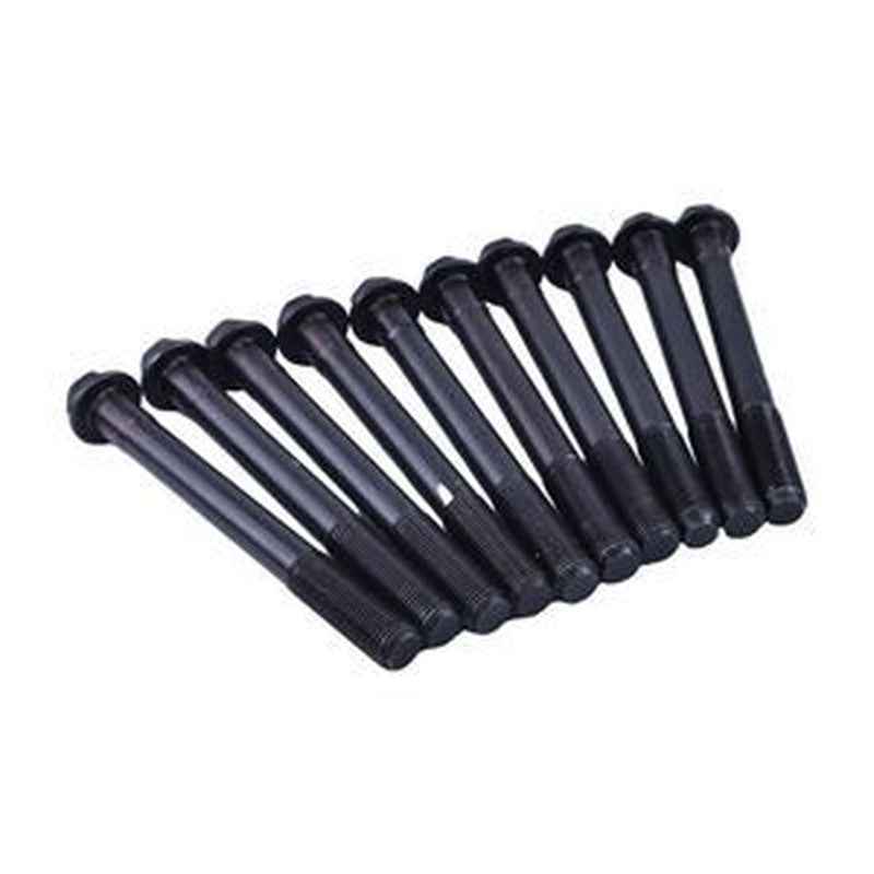 10-Piece Cylinder Head Bolt 80105-76041-71 for Toyota 4Y Engine Forklift