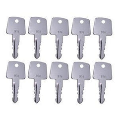 10 Ignition Keys 974 2820-00003-0 for Sakai Asphalt Compactors