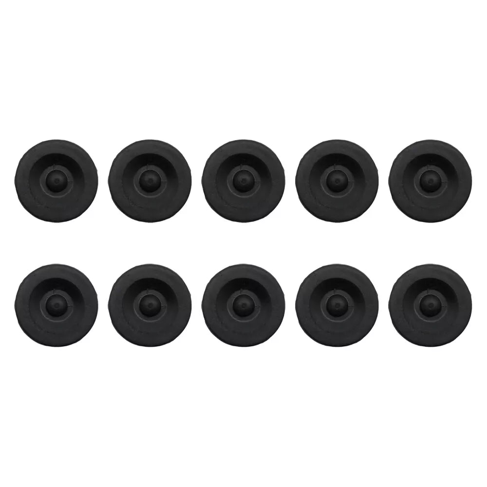 10 Pcs Black Rubber Grease Plug Hub Dust Cap TLU31-0009 085-001-SP for Dexter EZ Lube Trailer Axle