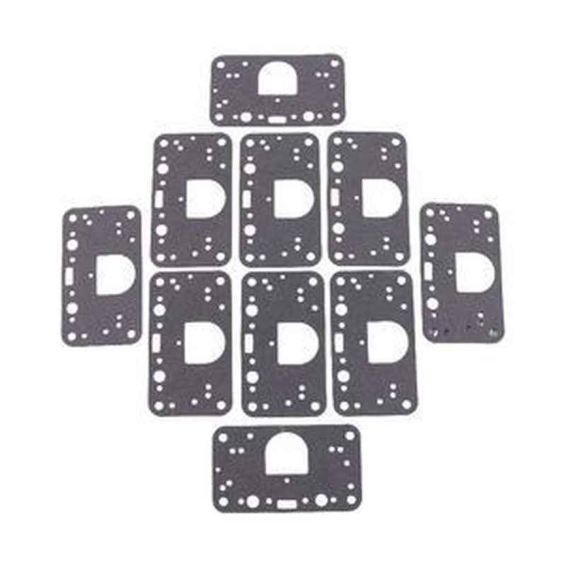 10-Piece Metering Block Gasket 108-89 for Holley Carburetor 2300/4150/4160