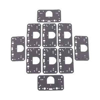 10-Piece Metering Block Gasket 108-89 for Holley Carburetor 2300/4150/4160