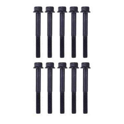 10Pcs Cylinder Head Bolt 119515-01200 for Yanmar 2YM15, 2TNV70 Engines