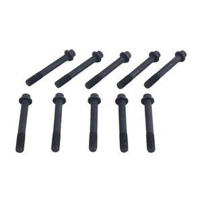10Pcs Cylinder Head Bolt 8-97036959-1 for Isuzu Engine & New Holland Excavator
