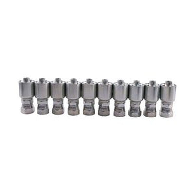 10PCS Racor de manguera hidráulica 10643-8-8 para Parker