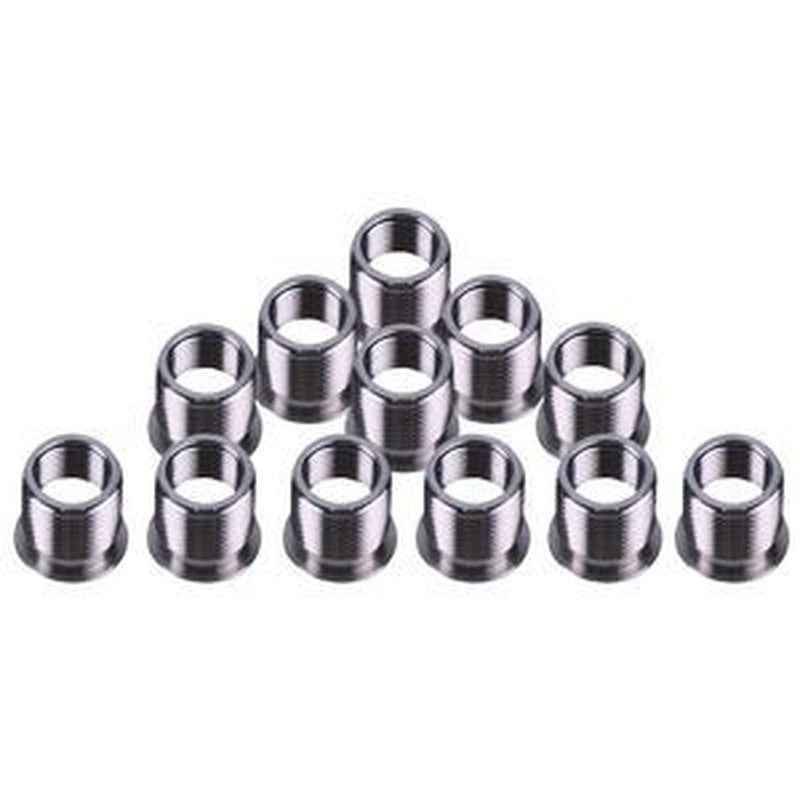 12-Piece Spark Plug Port Insert 389-100 for Ford 4.6L/5.4L/6.8L Engine