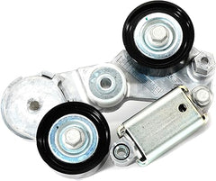 Belt Tensioner Assembly with Pulley Compatible with Chevrolet Malibu 2008-2010 2013-2014, Impala 2014 & Buick LaCrosse, Regal 2012-2016 & Saturn Aura, Vue, Replace# 12663047, 12655192