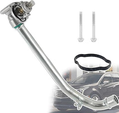 12678779 12673659 Aluminium Engine Coolant Thermostat Housing Assembly compatible with GMC Acadia Buick Regal LaCrosse Chevrolet Blazer Cadillac XT5 XT6 3.6L 2017-2023