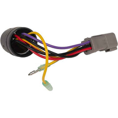 129572 Ignition Switch with 2 Key Fit for Tracker Boats, 2 Keys 3 Position 6 Wire Connectors Adapter