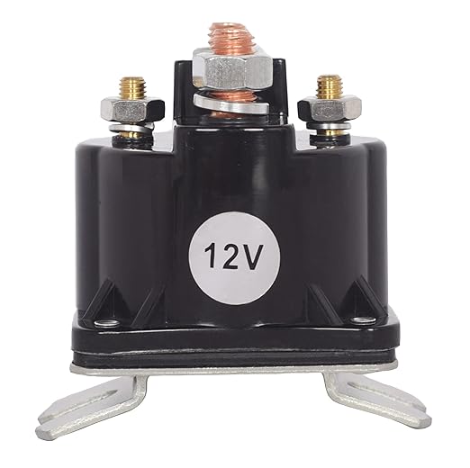 12V 100A 4 Terminal Starter Solenoid for Pump Dump Trailer 070009
