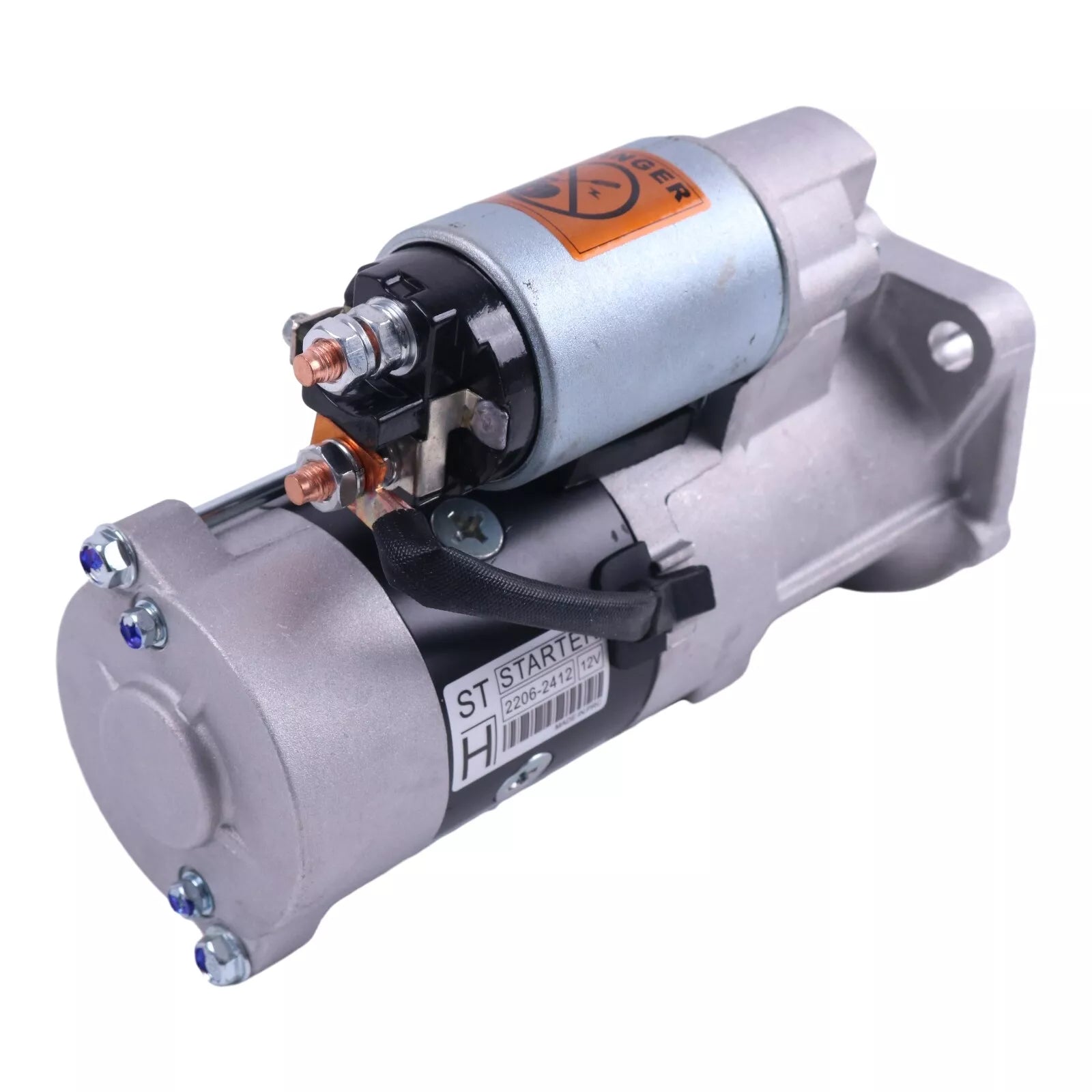 12V 9T Starter Motor 1J755-63010 for Kubota Engine V3307 V3800 Loader SVL75 SVL75C SVL75-2 SVL75-2C SVL75-3 SVL75-3C SSV75P SSV75PC