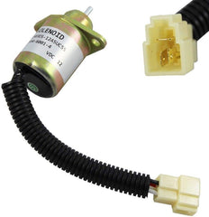 12V Fuel Shutoff Solenoid 17454-60010 17594-60014 for Kubota 05 Series BX2200 D905 D1005 D1105 V1205 V1305 V1505 V1505T - Buymachineryparts