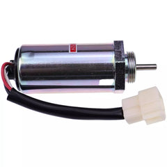 12V Fuel Shutoff Solenoid 8973295680 for IHI Excavator 16N 17NE 30J 30UJ 30NX 32J 35J 35N 350NX 38UJ 35UJ 35N 40JX 45NX
