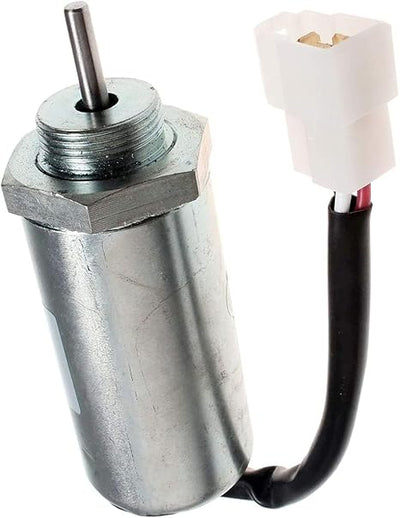 12V Fuel Shutoff Solenoid 8973295680 for Isuzu Engine Hitachi Excavator EX27U EX30U EX35U EX40U EX50U ZX27U ZX30U ZX35U ZX40U ZX50U