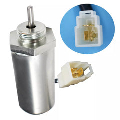 12V Fuel Shutoff Solenoid 8973295680 for Isuzu Engine John Deere Excavator 35ZTS 50C 27C 50ZTS 27ZTS 35C