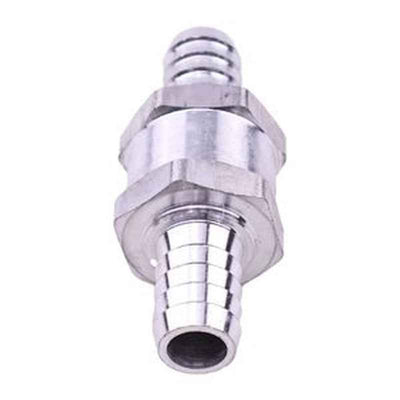 12mm One-Way Check Valve for Gas/Bio Fuel Line - 7/16' to 1/2' ID