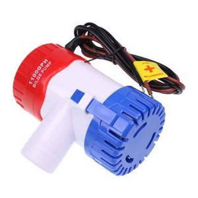 12V 1100 GPH 27DA 1-1/8' Hose Standard Marine Bilge Pump