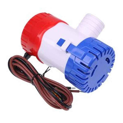 12V 1100 GPH 27DA 1-1/8' Hose Standard Marine Bilge Pump