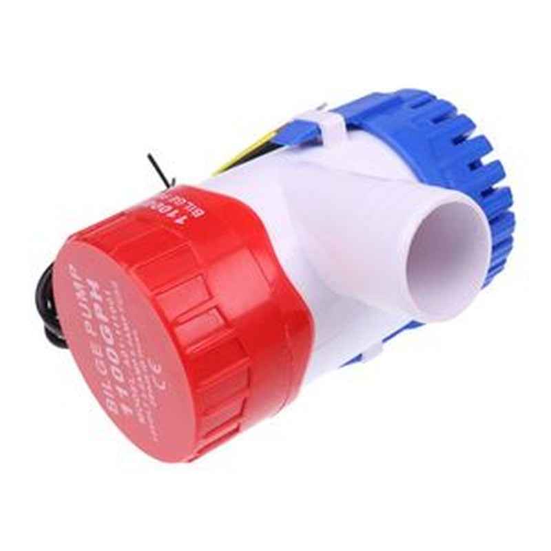 12V 1100 GPH 27DA 1-1/8' Hose Standard Marine Bilge Pump