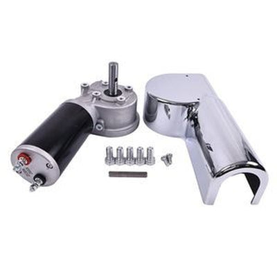 12V 1.8HP 90:1 1500W Dump Truck Roll Tarp Motor with Chrome Cover